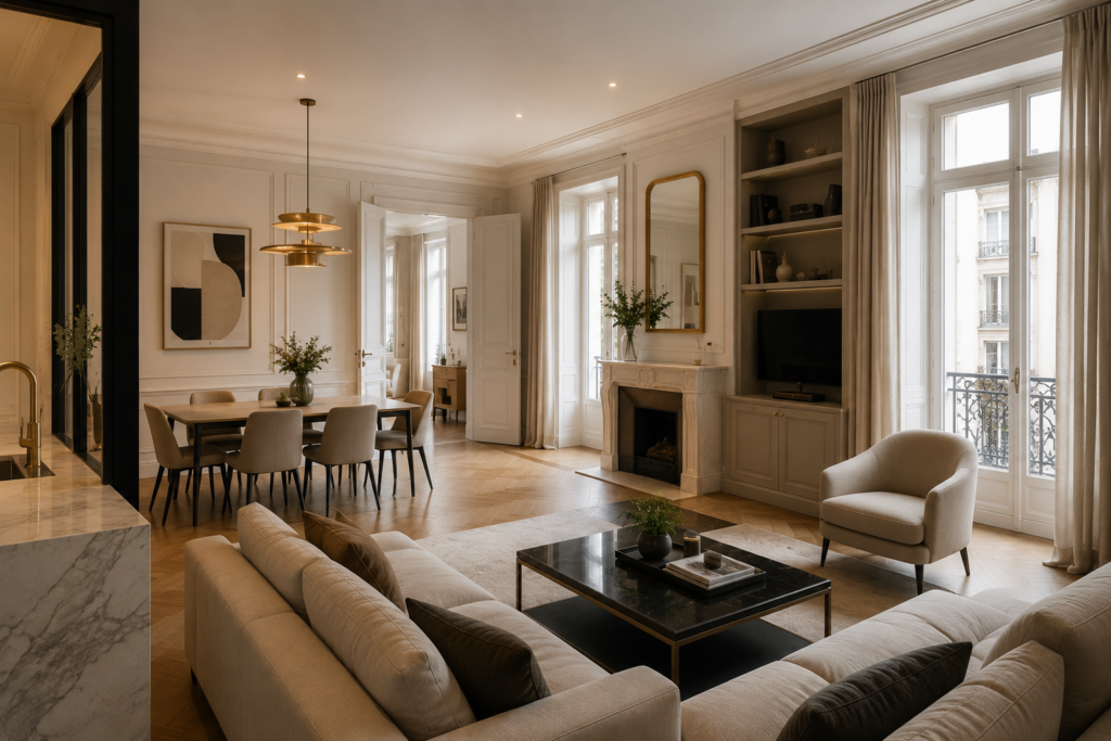 Rénovation intérieure d'appartement à Saint Germain en Laye