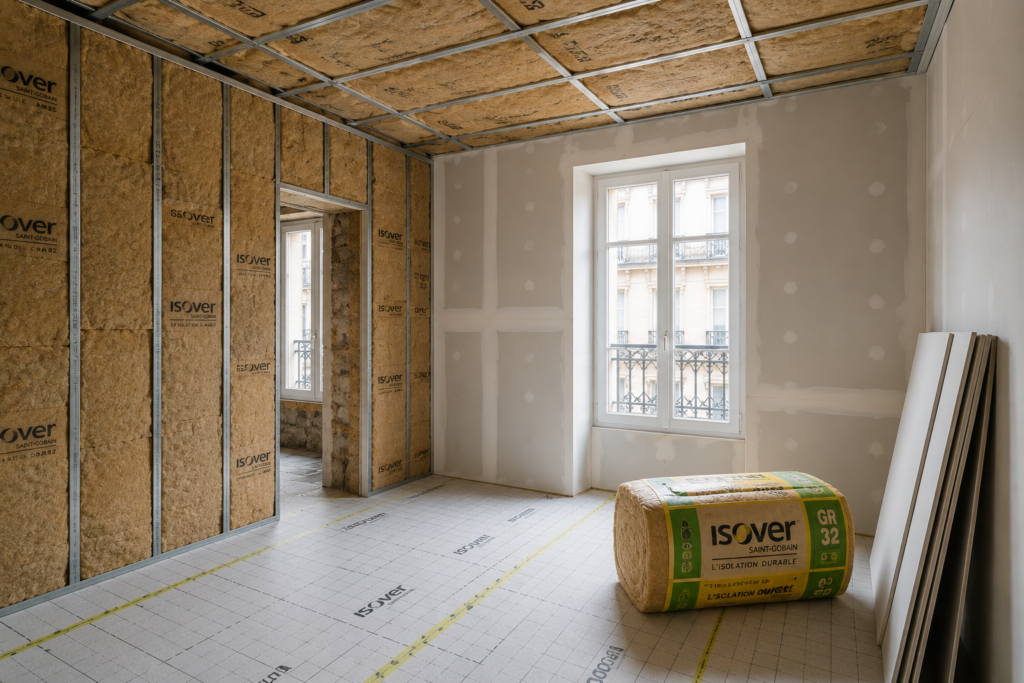 Travaux d'isolation thermique et acoustique à Saint Germain en Laye