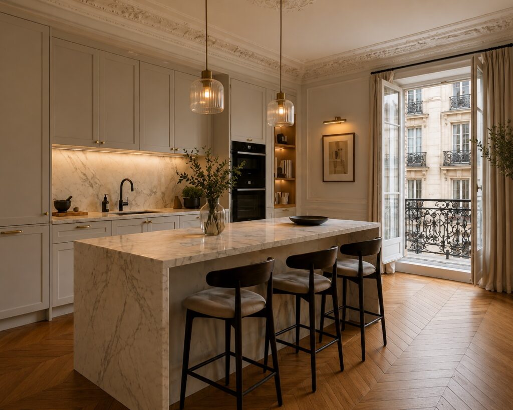 Rénovation de cuisine à Saint Germain en Laye par SERBA'NET