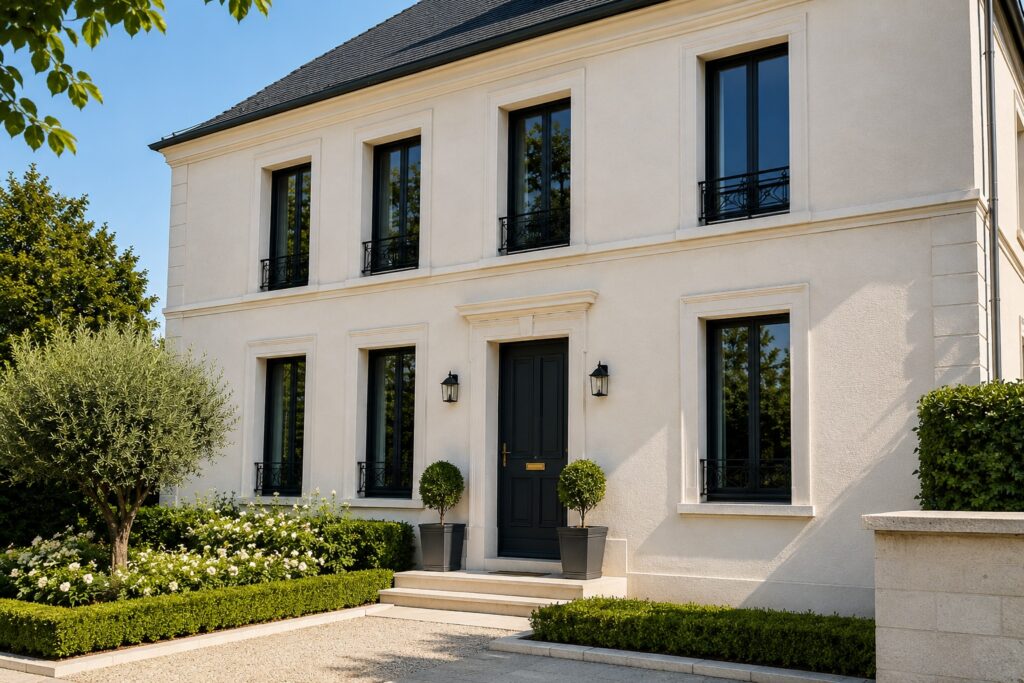 Ravalement de façade à Saint Germain en Laye par SERBA'NET