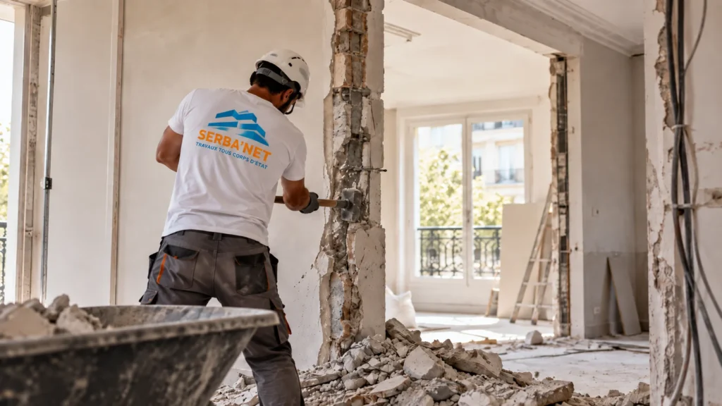 Travaux de déconstruction à Saint-Germain-en-Laye – SERBA’NET