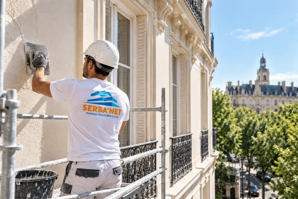 Ravalement de façade à Saint-Germain-en-Laye – SERBA’NET